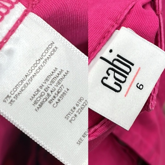 Cabi Canyon Twill High Waist Shorts style #6190 Size‎ 6 - Picture 5 of 9